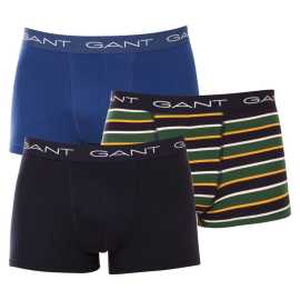 3PACK Herren Klassische Boxershorts Gant mehrfarbig (902243313-433) 3XL.
Setzen Sie auf Komfort und einen zeitlosen Look mit den Herren-Boxershorts von GANT in einer zeitlosen Farbkombination.
Hochwertiges Material für täglichen Komfort
Die Boxershorts sind aus einer hochwertigen Baumwoll-Elastan-Mischung gefertigt.
Modernes Design für die Arbeit und das Date am Abend
Das schlichte Design wird durch einen Bund mit dem GANT-Logo ergänzt, der weich ist und nicht drückt.
Warum Sie unbedingt GANT Boxershorts ausprobieren sollten

Hochwertiges Material und bequeme Passform: Weiche Baumwolle mit Elastan sorgt für Komfort und eine gute Passform.
Elegantes, minimalistisches Design: Das klassische Farbschema und der Logogummi wirken elegant und modern.
Vielseitig einsetzbar: Ideal für Alltag, Arbeit, Sport und Freizeit.

GANT Unterwäsche für stilvolle Männer
Seit 1949 ist die Marke GANT ein Synonym für präzise Verarbeitung und hochwertige Materialien.
Pflegehinweise für GANT Herren-Boxershorts
Damit Ihre Wäsche lange in gutem Zustand bleibt, empfehlen wir die folgenden Tipps.

Waschen: Der Stift hat eine Höchsttemperatur von 40 °C.
Trocknen: Sie können Ihre Boxershorts im Wäschetrockner trocknen - wir empfehlen, das Schonprogramm auf eine niedrigere Temperatur einzustellen.
Bügeln: Falls erforderlich, können Sie sie bei niedriger Temperatur bügeln, am besten von innen nach außen.

Tip: Es kann schwierig sein, die richtige Unterwäsche zu finden, die perfekt sitzt.