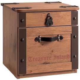 Detský nočný stolík jack - dub lancelot.

 

Úložný priestor nájdete v dvoch zásuvkách.

 

Zbožňuje vaše dieťa hranie na pirátov?

 

Dizajn stolíka je starostlivo prepracovaný do najmenších detailov.

 

Kolekcia Jack je vyrobená v zaujímavom dubovom dekore lancelot v kombinácii s originálnymi potlačami pirátskej tematiky.

 

Všetok nábytok patriaci do kolekcie Jack nájdete nižšie v súvisiacich produktoch.