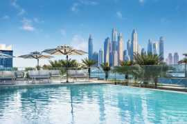 Spojené arabské emiráty Dubaj Radisson Beach Resort Palm Jumeirah 9 dňový pobyt Raňajky Letecky Letisko: Praha August 2026 (23/08/26-31/08/26)