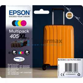 Epson 405XL C13T05H64010 CMYK sada originálna cartridge.
Originálna cartridge = záruka priamo od výrobcu tlačiarne
100 % použitie v tlačiarni - spoľahlivá a bezproblémová tlač
Použitím originálnej náplne predlžujete životnosť tlačiarne
Overená špičková kvalita - jasný a čitateľný text, jemná grafika, kvalitnejšie obrázky
Použitie originálnej kazety ponúka rýchly a vysoký výkon a pritom stabilné výsledky = EFEKTÍVNA TLAČ
Jednoduchá inštalácia a údržba
Zabezpečujeme bezplatnú recykláciu originálnych náplní
Garancia Vašej spokojnosti s použitím našej originálnej náplne

Kód výrobcu: C13T05H64010