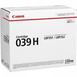 Canon CRG-039H (0288C001) čierný (black) originálny toner.
Originálny toner = záruka priamo od výrobcu tlačiarne
100 % použitie v tlačiarni - bezproblémové fungovanie s vašou tlačiarňou
Použitím originálnej náplne predlžujete životnosť tlačiarne
Osvedčená špičková kvalita - vysoko kvalitná a spoľahlivá tlač originálnou tlačovou kazetou od prvej do poslednej stránky
Trvalé a profesionálne výsledky tlače - dlhodobá udržateľnosť tlače
Kratšia prodleva pri tlači stránok
Garancia Vašej spokojnosti s použitím našej originálnej náplne
Zabezpečujeme bezplatnú recykláciu originálnych náplní
Zlyhanie náplne v menej ako 1% prípadov
Jednoduchá a rýchla výmena náplne

Kód výrobcu: 0288C001