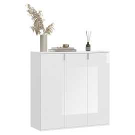 MID.YOU KOMODA, biela s vysokým leskom, 91/99/34 cm.