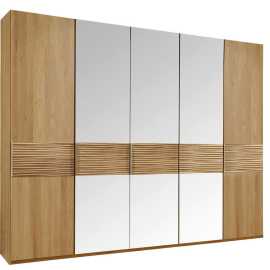 Dieter Knoll SKRIŇA S OTOČNÝMI DVERAMI, dub, farba duba, 250/216/58 cm.