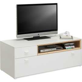 Hom`in TV DIEL, biela, farba duba, 130/48/50 cm.