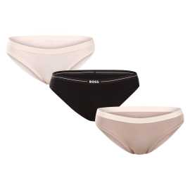 3PACK dámske nohavičky BOSS viacfarebné (50510016 961) M.
Zvoľte si pohodlie a eleganciu s dámskými nohavičkami BOSS, ktoré kombinujú nadčasový strih s kvalitným materiálom.
Príjemný materiál na každú príležitosť
Nohavičky sú vyrobené zo zmesi bavlny a elastanu – táto kombinácia je ako stvorená pre spodnú bielizeň.
Minimalistický dizajn a nadčasový štýl
Jednoduchý moderný dizajn s čistými líniami a decentnými farbami doplnený vytkávanou gumou vytvára sofistikovaný vzhľad.
Výhody, vďaka ktorým nohavičky BOSS naozaj oceníte

Prémiová kombinácia materiálov: Vysoký podiel bavlny zaisťuje prirodzený komfort, zatiaľ čo elastan sa postará o pružnosť a perfektné prispôsobenie.
Štýlový vzhľad s logom BOSS: Vytkaný gumička a decentné farby dodávajú nohavičkám luxusný a moderný vzhľad vhodný na každodenné nosenie.
Univerzálne použitie: Ideálna voľba na bežný deň, do práce, voľný čas aj na cestovanie – nohavičky sa prispôsobia každému tempu.

Spodná bielizeň BOSS si obľúbia všetky štýlové ženy
Značka BOSS sa oddelila od známeho výrobcu odevov Hugo Boss ako rad produktov pre tých, ktorí milujú kvalitné kúsky a nadčasový vzhľad.
Ako sa starať o nohavičky BOSS
Aby ti nohavičky vydržali dlho v skvelom stave, odporúčame dodržiavať nasledujúce tipy na údržbu.

Pranie: Nohavičky per maximálne na 40 °C.
Sušenie: Nohavičky nie sú vhodné do sušičky.
Žehlenie: Nohavičky je možné žehliť na nízku teplotu.

Tip: Nájdenie správneho kúska spodnej bielizne, ktorý vám perfektne sedí, je niekedy náročné.