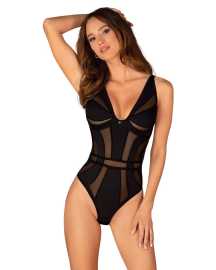 Dámske Body Obsessive čierne (Chic Amoria teddy) XL/XXL.
Každé body Obsessive je originálne a precízne ušité tak, aby vyzdvihlo všetky prednosti a potešilo tak nositeľku, ako aj jej náprotivok.