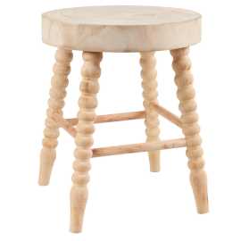 Ambia Home TABURETKA, drevo, 37/45 cm.