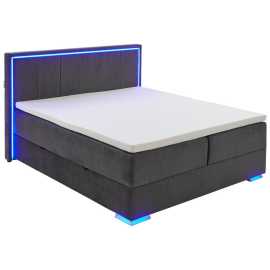 Boxxx BOXSPRINGOVÁ POSTEĽ, 180/200 cm, antracitová.