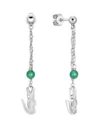 Lacoste Visiace oceľové náušnice s príveskami Deva 2040459.