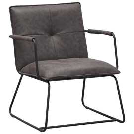 MID.YOU KRESLO, kov, textil, antracitová.