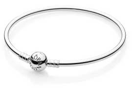 Pandora Pevný strieborný náramok 590713 19 cm.