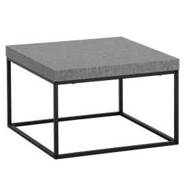 Livetastic KONFERENČNÝ STOLÍK, sivá, kompozitné drevo, 60/60/38 cm.