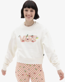 Vans FRUIT CHECKERBOARD CROP CREW L.