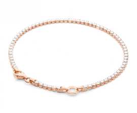 Rosato Pôvabný bronzový náramok s krúžkom na prívesky Storie RZB041 18 cm.