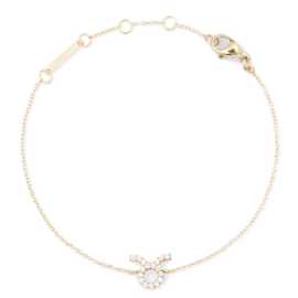 Daniel Wellington Pozlátený retiazkový náramok znamenia Býk Crystal Zodiac DW00400908.