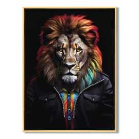 OBRAZ NA PLÁTNE, zvieratá, 52.5/72.5/2.8 cm.