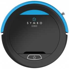 Symbo D300B - Robotický vysávač.


	Dve bočné kefy na čistenie v rohoch
	Senzory proti pádu (zabraňujú pádu zo schodov)
	Doba prevádzky až 55 min.
	Objem nádoby na prach 200 ml
	Funkcia mopovania so špeciálnou antistatickou nádobou na prach (je súčasťou dodávky)




Rozbalenie robotického vysávača Symbo D300B



Predstavenie robotického vysávača Symbo D300B

Symbo D300 je malý a obratný robotický vysávač, ktorý neúnavne vysáva prach, špinu, omrvinky a iné nečistoty prostredníctvom svojej sacej štrbiny.

Odporúčame nechať vysávač pripojený k adaptéru aj po nabití, aby sa zachovala maximálna životnosť Ni-MH batérie.



Viacstupňový režim upratovania: vysávanie + vytieranie



Malý, obratný, presný

S výškou iba 7,5 cm sa vysávač Symbo D300 dostane pod väčšinu nábytku v kuchyni aj v obývačke.



Symbo D300B - pohľad zdola



Krok za krokom pred prvým spustením



Porovnanie modelov Symbo:



Technické špecifikácie:


	Model.
	Farba: čierna/modrá 
	Priemer: 280 mm 
	Výška: 75 mm 
	Batéria: Ni-MH, 14,4 V, nabíjateľná
	Kapacita batérie: 850 mAh 
	Napájanie: AC 100 ~240V
	Adaptér: DC 19 V, 600 mA
	Čas čistenia: 55 min.
	240 min.
	Úroveň hluku: 70 dB 
	Objem nádoby na odpad: 0,2 l 
	Filter: mikrovlákno 
	Počet senzorov: 3 
	Počet bočných kief: 2 
	Funkcia mopovania: áno 
	Hmotnosť: 1,5 kg 


Obsah balenia:


	Balenie: 1x Symbo D300B (vrátane batérie)
	1x nabíjací adaptér
	1x držiak na mop
	1x handrička na mop
	2x Náhradná bočná kefa
	1x Náhradný filter
	1x návod na použitie