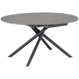 MID.YOU JEDÁLENSKÝ STÔL, antracitová, čierna, 90-140/140/76 cm.