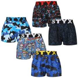 5PACK Kindershort Styx kunst sport rubber veelkleurig (5BJ1790146) 4-5 jaar.
Wil je je kinderen trakteren op een kwaliteitsshort die ook nog eens bij het hele gezin past?
    
De Styx kindershorts zijn op maat gemaakt voor zowel grote als kleine kinderen.
   
Wat het wassen betreft - laten we afspreken dat je ze alleen op 30°C wast en niet in de droger stopt, anders kun je ze misschien niet meer dragen - kun je meer te weten komen in de klassieke productinformatie hieronder.