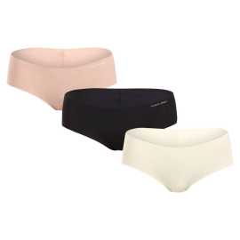 3PACK Damenslips Calvin Klein nahtlos mehrfarbig (QD3559E-WAO) XL.