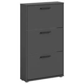 Carryhome VÝKLOPNÁ SKRINKA NA TOPÁNKY, antracitová, 59/103/17 cm.