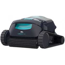 Dolphin Liberty 300 - Bazénový vysávač.


	Jednoduchá údržba
	Čistí dno aj steny bazéna / len dno
	Plne autonómna a bezdrôtová prevádzka
	Režim Eco, výber cyklu, funkcia Click-Up
	Aktívna kefa, ktorá odstraňuje riasy a baktérie z bazéna
	Ideálny pre všetky typy bazénov s dĺžkou do 10 m a rovným dnom
	Pohodlné ovládanie a prispôsobenie čistiacich cyklov
	Kompaktný a ľahký dizajn na jednoduchú manipuláciu
	Dlhá životnosť vďaka 5000 mAh Li-Ion batérii




Úvodné video o vysávači Dolphin Liberty



Predstavenie bazénového vysávača Dolphin Liberty 300

Dolphin Liberty je prvý bazénový vysávač od spoločnosti Maytronics, ktorý na prevádzku nepotrebuje kábel.



Účinné čistenie a prispôsobenie sa vašim potrebám

Dolphin Liberty 300 ponúka širokú škálu funkcií, ktoré umožňujú prispôsobiť čistiace cykly vašim špecifickým potrebám.



Inovatívna bezkáblová prevádzka a dlhá životnosť batérie

Jednou z hlavných výhod bazénového vysávača Dolphin Liberty 300 je jeho úplne bezkáblové ovládanie.



Účinná aktívna kefa

Bazénový čistič Dolphin Liberty 200 má aktívnu kefu, ktorá sa otáča 2× rýchlejšie ako rýchlosť robota.

Technické špecifikácie:


	Model: Dolphin Liberty 300
	Farba: modrá/čierna 
	Objem filtrovanej vody: 15 m³/hod.
	Odporúčaná dĺžka bazéna: do 10 m
	Čistiaci cyklus: 1,5 hodiny 
	Batéria: 5000 mAh Li-Ion
	Filter: Kombinujúci filtračný kôš + 2 bočné steny na pomenované nečistoty
	Prevádzková hĺbka: 0,4 - 2 m
	Počet motorov: 2 
	Hmotnosť vysávača: 8,1 kg 
	Rozmery: 42x43x23 cm


Obsah balenia:


	1x Dolphin Liberty 300
	1x nabíjačka
	1x