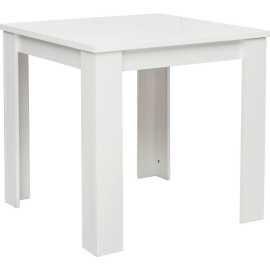 Carryhome JEDÁLENSKÝ STÔL, biela, 80/75/80 cm.
