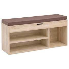 MID.YOU LAVICA NA TOPÁNKY, dub sonoma, 104/51/32 cm.