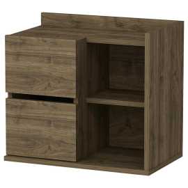 MID.YOU NOČNÝ STOLÍK, farba vlašského orecha, 60/53,2/35 cm.