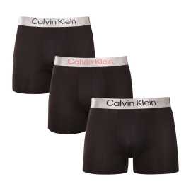 3PACK Moške boksarice Calvin Klein črne (NB4124-VSB) L.
Želite bokserice, ki vam nudijo popolno udobje, sodoben dizajn in vrhunsko kakovost?
Vrhunski material za celodnevno udobje
Te boksarice so izdelane iz kombinacije poliestra in elastana, kar zagotavlja popolno kombinacijo mehkobe, raztegljivosti in trpežnosti.
Sodobna zasnova in popolno prileganje
Minimalistični videz z elastičnim pasom dopolnjuje logotip Calvin Klein, ki boksaricam daje razkošen in prefinjen slog.
Zakaj vam bodo všeč bokserice Calvin Klein?

Lahkoten in zračen material: Idealno za vsakodnevno nošenje in zahtevne športne dejavnosti.
Daljše hlačke: Zagotavljajo boljšo pokritost in podporo, se ne zvijajo in ne stiskajo.
Hitro sušenje in trpežnost: Kot nalašč za aktiven življenjski slog.
Brezčasno oblikovanje: Minimalistična zasnova in razkošen videz Calvina Kleina.

Spodnje perilo Calvin Klein obožujejo ljudje po vsem svetu
Moško spodnje perilo Calvin Klein je ena od stalnic modne industrije.
Kako skrbeti za bokserje?
Če želite zagotoviti, da bodo vaše boksarice čim dlje ohranile popolno obliko in kakovost, upoštevajte naslednje smernice:

Pralnica: Priporočamo pranje pri 30 °C z blagim detergentom.
Likanje: Ni priporočljivo, da ne poškodujete materiala.
Sušilni stroj: Sušenje v sušilnem stroju ni priporočljivo, raje se posušite na zraku.

Nasvet: Iskanje pravega spodnjega perila, ki se vam popolnoma prilega, je lahko izziv.