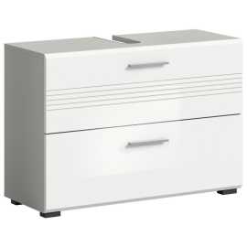 MID.YOU SKRINKA POD UMÝVADLO, biela, sivá, 80/56/32 cm.