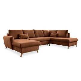 MID.YOU SEDACIA SÚPRAVA, textil, terakotová.