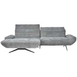 Dieter Knoll ROHOVÁ SEDACIA SÚPRAVA, textil, sivá.