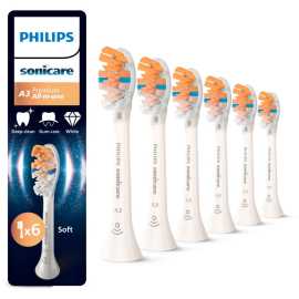 Philips Sonicare Premium All-in-One HX9096/87 náhradné hlavice na zubnú kefku White 6 ks.