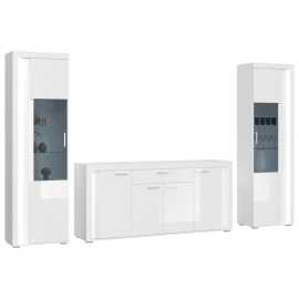 MID.YOU OBÝVACIA STENA, biela s vysokým leskom.