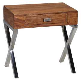 MID.YOU NOČNÝ STOLÍK, indický palisander, farba indického palisandra, 45/45/50 cm.