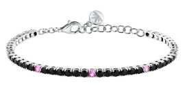 Morellato Strieborný tenisový náramok s kubickými zirkónmi Tesori SAIW259.