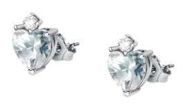 Morellato Romantické strieborné náušnice Srdce Tesori SAIW162.