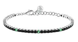 Morellato Strieborný tenisový náramok s kubickými zirkónmi Tesori SAIW260.