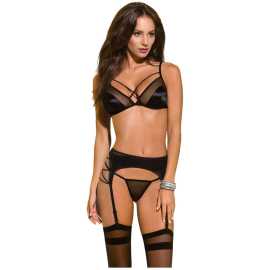 Ženski bodi Passion črno (Quella set) L/XL.
Razkošen in seksi komplet vam daje samozavest
Komplet spodnjega perila Passion bo odlično poudaril vaše obline, prozorna čipka z ekstravagantnim vzorcem pa bo poudarila vašo naravno lepoto.
Zapeljivo spodnje perilo Passion
Spodnje perilo Passion bo v vašo garderobo vneslo zapeljivost in čutnost.