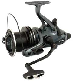 Shimano navijak medium baitrunner ci4 xt-b lc.
 
 
  
 
 
 hmotnosť navijaka (g) 500
 
 guličkové ložiská - typ S A-RB
 
 guličkové ložiská (ks) 6
 
 jednocestné ložisko (ks) 1
 
 prevodový pomer 5,3: 1
 
 návin na 1 otočenie kľučky (cm) 105
 
 materiál tela CI4 +
 
 typ kľučky jednoduchá
 
 materiál cievky hliník kovaný zastudena
 
 kapacita cievky (mm / m) 0,30 / 390
 
 náhradná cievka áno - hliniíková
 
 maximálna brzdná sila (kg) 15