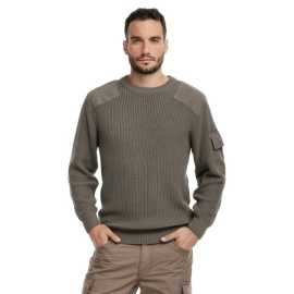 Bushman sweater Marple dark khaki XXXL.