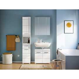 MID.YOU KÚPEĽŇA biela s vysokým leskom.