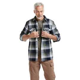 Bushman Flanellhemd Atuat grün M.