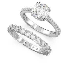 Swarovski Luxusná sada dvoch prsteňov Constella 564921 60 mm.