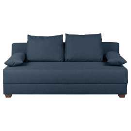 MID.YOU ROZKLADACIA POHOVKA, textil, tmavomodrá.