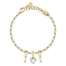 Morellato Pôvabný pozlátený náramok s príveskami Drops SCZ1398.