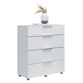 Voleo KOMODA, biela s vysokým leskom, 90/101/40,5 cm.