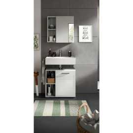 MID.YOU KÚPEĽŇA sivá, biela s vysokým leskom.