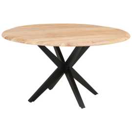 MID.YOU JEDÁLENSKÝ STÔL, akácia, prírodná farba, 140/140/76 cm.